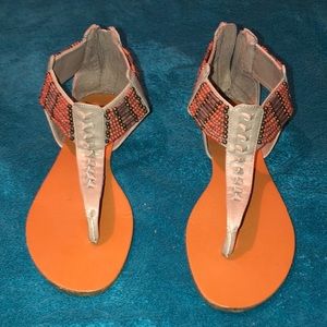 Beaded sandals
